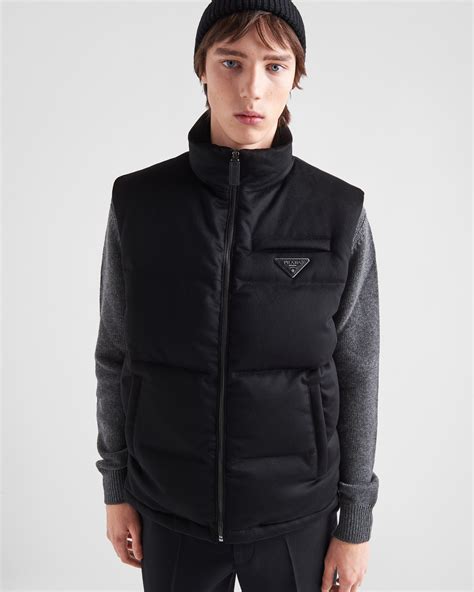 prada vest with large front pocket|prada vest puffer.